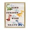Stupell Industries Kind Curious Wise Dinosaurs Floating Frame By Susan Arnot